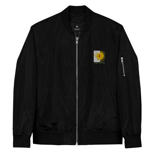 zaphois diamond rise & shine bomber jacket