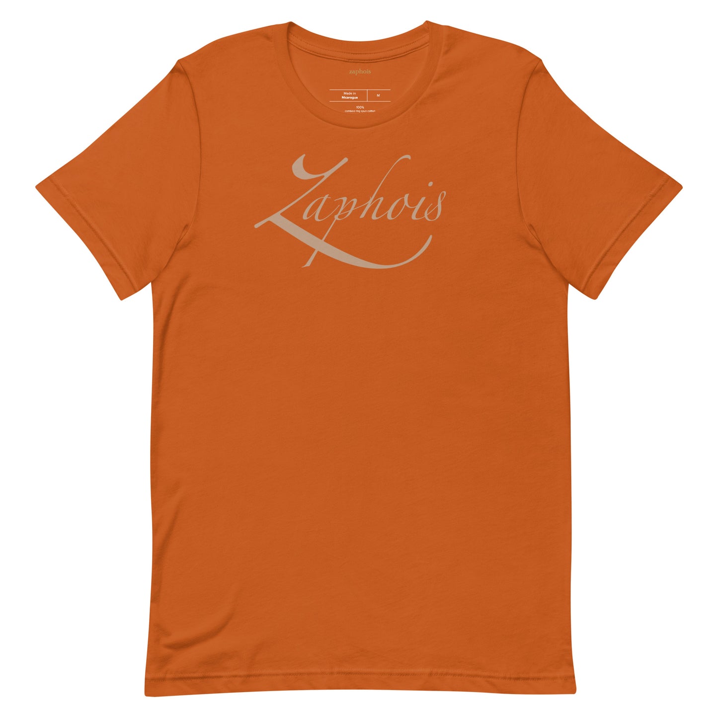zaphois signature orange shirts