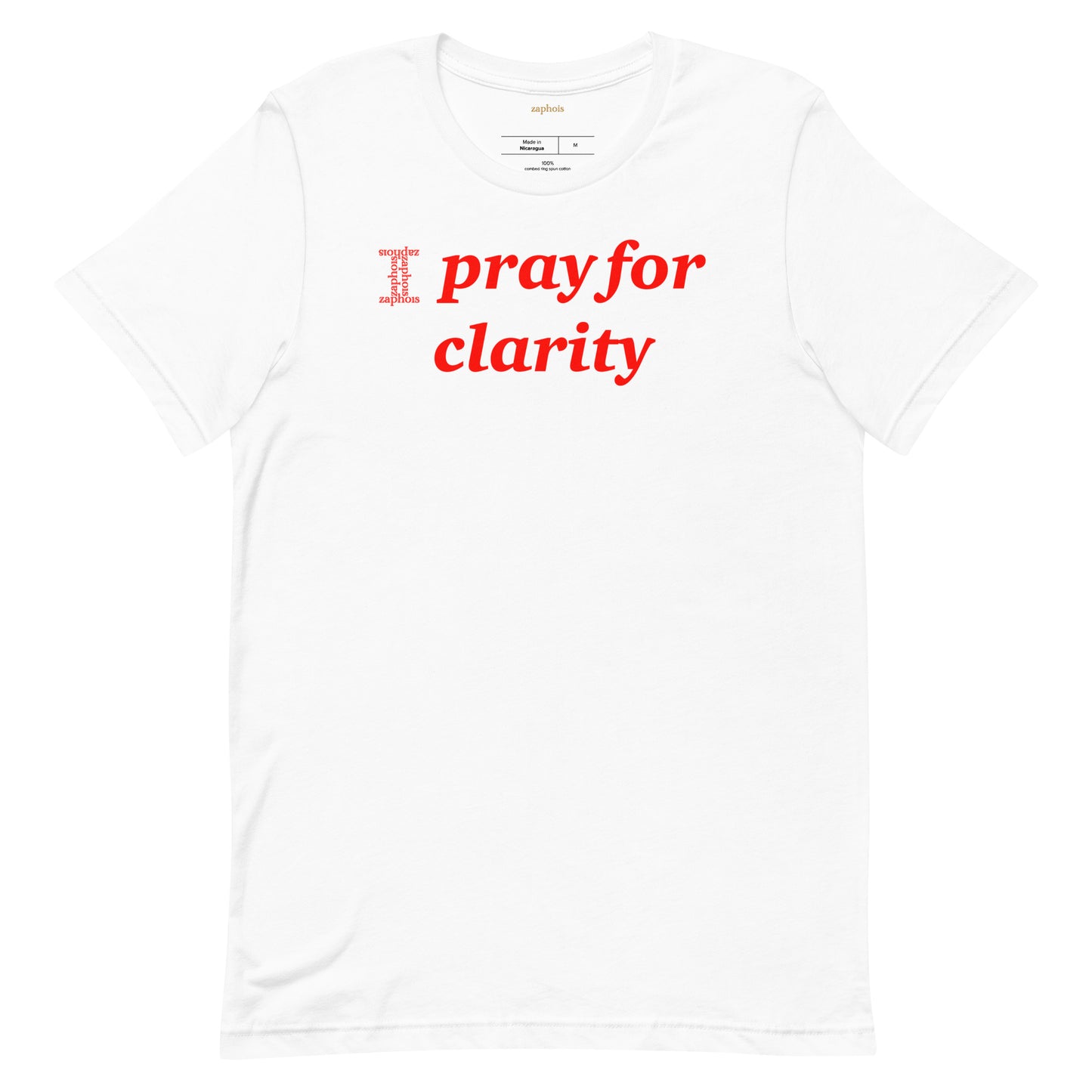 zaphois i pray for clarity pearl shirt