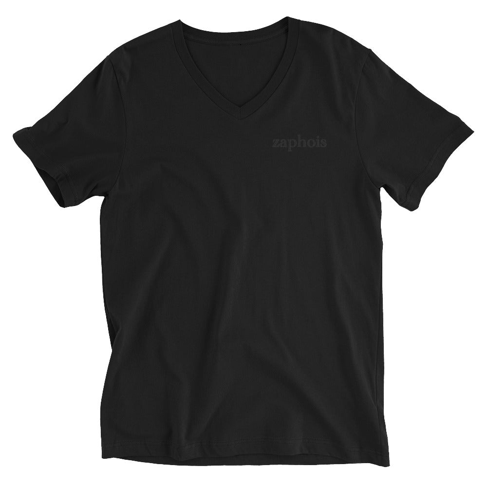 zaphois sewn dark diamond v-neck