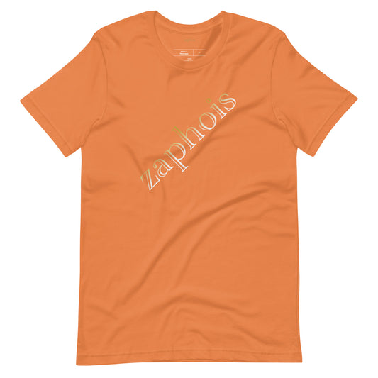 zaphois orange up shirt